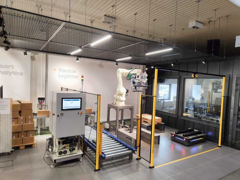 Robotized palletizing station, source: ASTOR