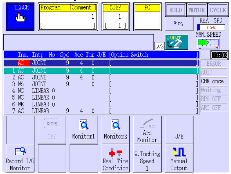 Industrial robot programming - block language, source: ASTOR