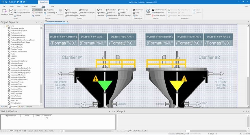 aveva edge screen