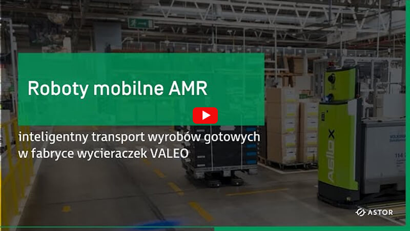 miniatura z linkiem do filmu Roboty mobilne AGILOX – inteligentny transport wyrobów gotowych w fabryce wycieraczek VALEO