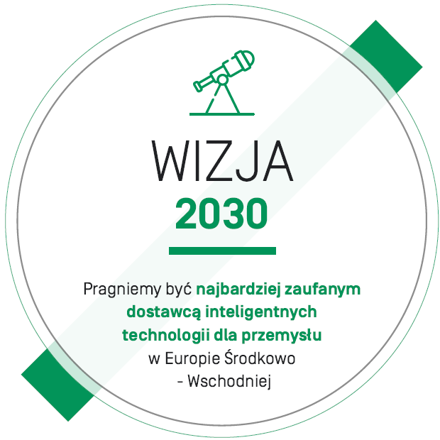 Pragniemy być najbardziej zaufanym dostawcą inteligentnych technologii dla przemysłu w Europie Środkowo - Wschodniej