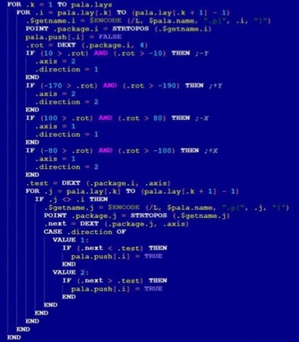 Programarea unui robot industrial – limbaj text – instrucțiuni condiționale,Sursă: ASTOR