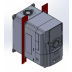 Płyta do montażu kołnierzowego do falownika DRV-240 o mocy 5.5/7.5 kW (oraz 4kW 1x230V) 1