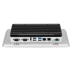Przemysłowy komputer panelowy 10.1”, dotykowy pojemnościowy, 1280*800, wersja STANDARD, Intel Celeron J1900, 4GB RAM, mSATA SSD 128 GB, WIN10-IOT Ent LTSB 2019 , 2x RS232, 4x USB, 2x Intel Gigalan, bez zasilacza 1