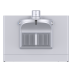 Przemysłowy komputer panelowy z przyciskami (pulpit operacyjny), dotykowy ekran pojemnościowy 15"-21,5", procesor Intel i3/i5 11 generacji/Celeron J6412, do 32 GB RAM, montaż na wysięgniku 2