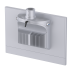 Przemysłowy komputer panelowy z przyciskami (pulpit operacyjny), dotykowy ekran pojemnościowy 15"-21,5", procesor Intel i3/i5 11 generacji/Celeron J6412, do 32 GB RAM, montaż na wysięgniku 3
