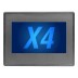 Sterownik PLC z HMI X4 - 4.3"; 12x DI  (24 VDC; 4HSC, 500 kHz), 12x DO (24 VDC; 2PWM, 65 kHz), 4x AI (0-20mA; 4-20mA; PT100 RTD), 2x AO (4-20 mA) 0