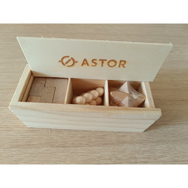 Układanka logiczna z logo ASTOR
