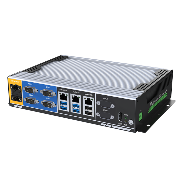 [AS56BOX-3250] Bezwentylatorowy komputer przemysłowy typu box,  procesor Intel Core i3/i5/i7 10/11 generacji, do 32 GB RAM, dysk SSD mSATA, M.2