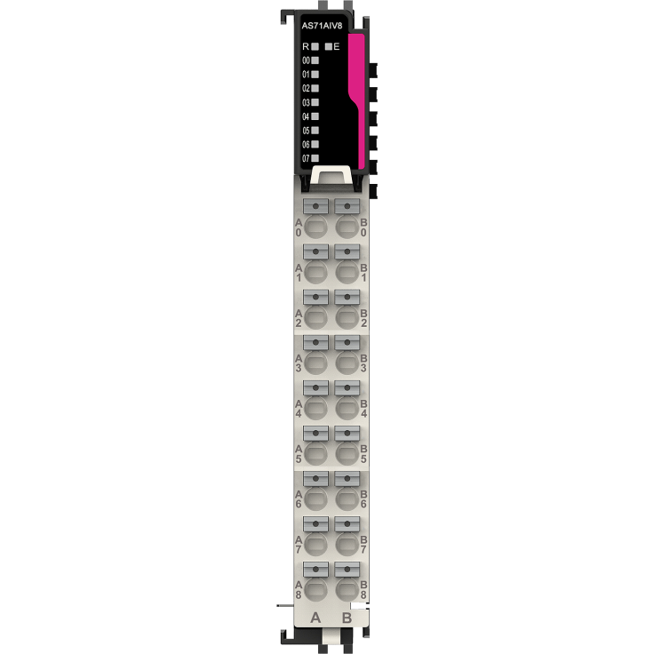 Astraada A-Series IO - Moduł wejść analogowych napięciowych 8AI (±5V,±10V,0-5V,0-10V,1-5V; 16Bit)