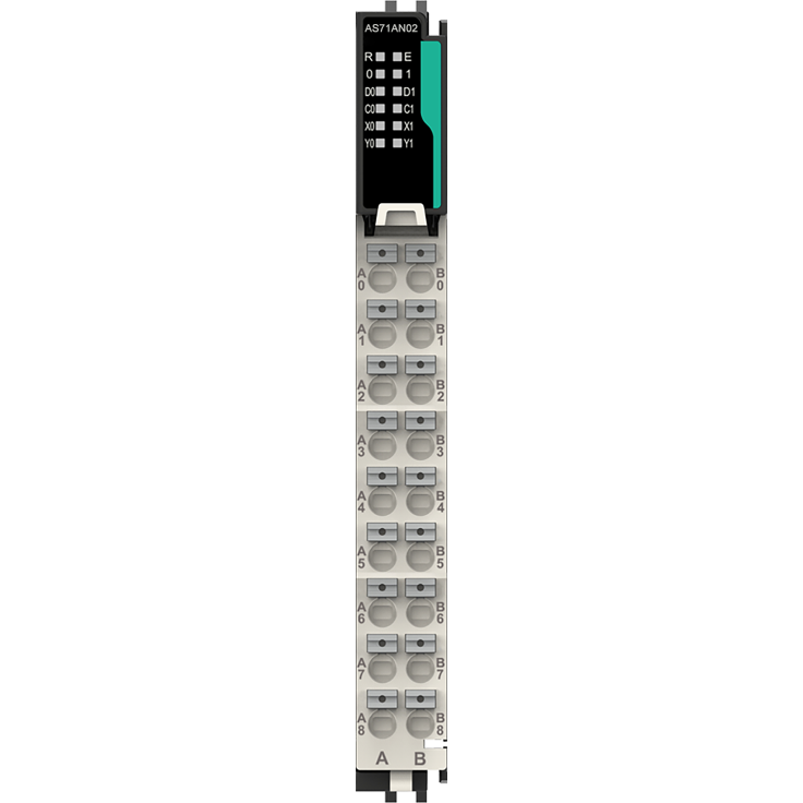 Astraada A-Series IO - Moduł enkodera absolutnego SSI 2MHz, 2-kanałowy Wej; 24VDC