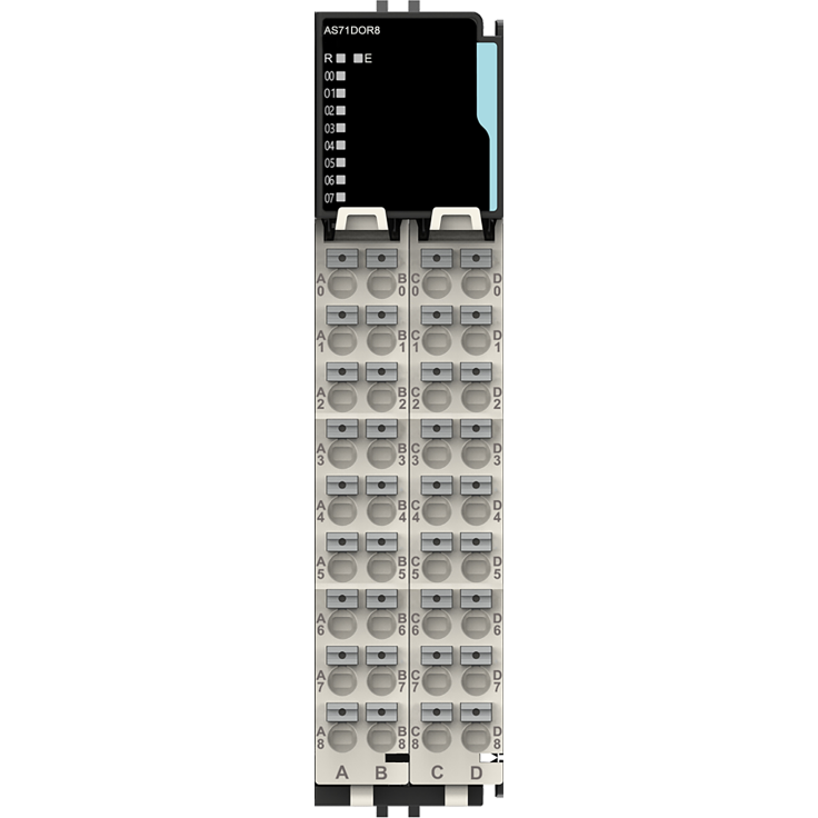 Astraada A-Series IO - Moduł wyjść dyskretnych przekaźnikowych 8DOR (30VDC/250VAC 3A)