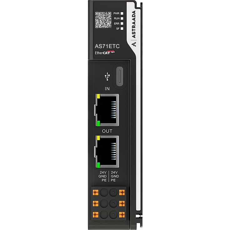 Astraada A-Series IO - Interfejs komunikacyjny układu oddalonego EtherCAT (Buscoupler)