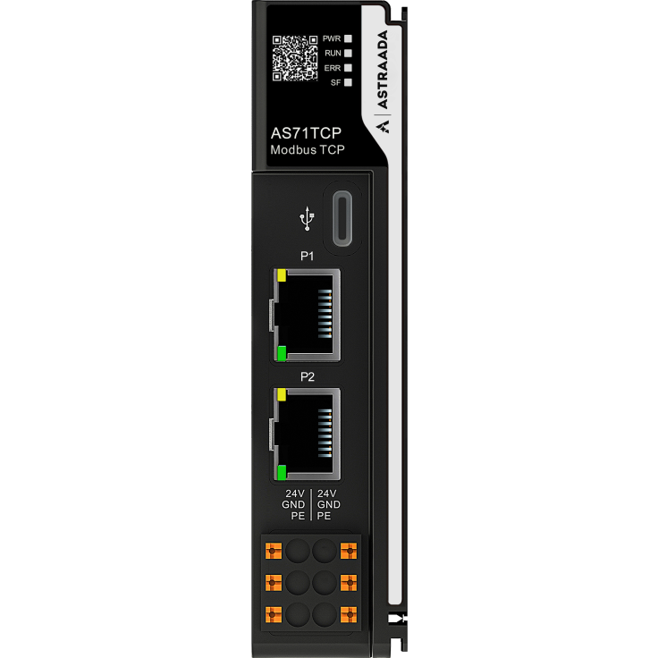 Astraada A-Series IO - Interfejs komunikacyjny układu oddalonego Modbus TCP (Buscoupler)