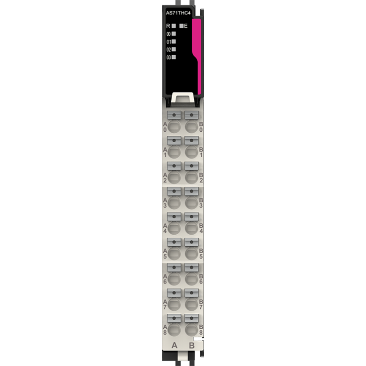 Astraada A-Series IO - Moduł wejść analogowych 4AI THC (Typ B, E, J, K, N, R, S, T; 24Bit)