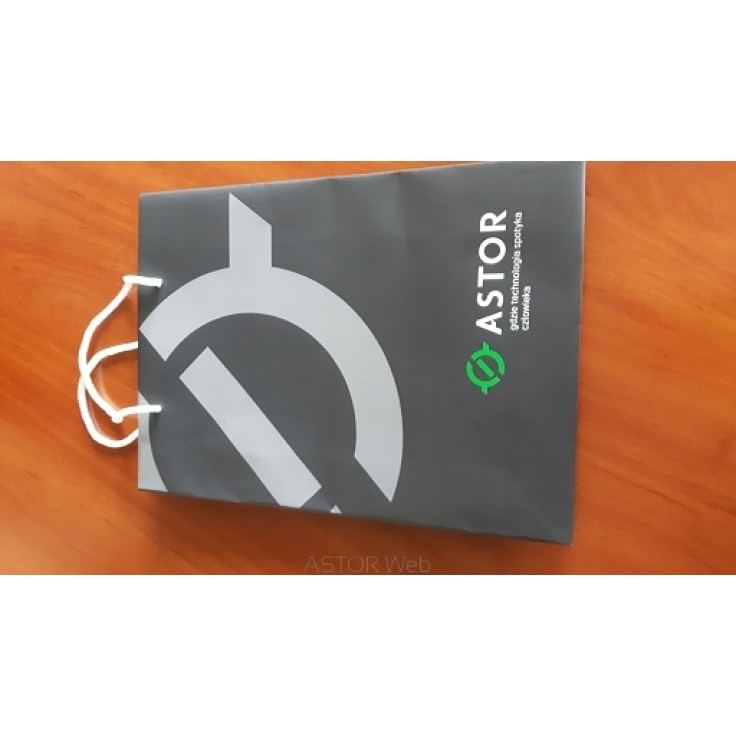 Torba papierowa z logo ASTOR