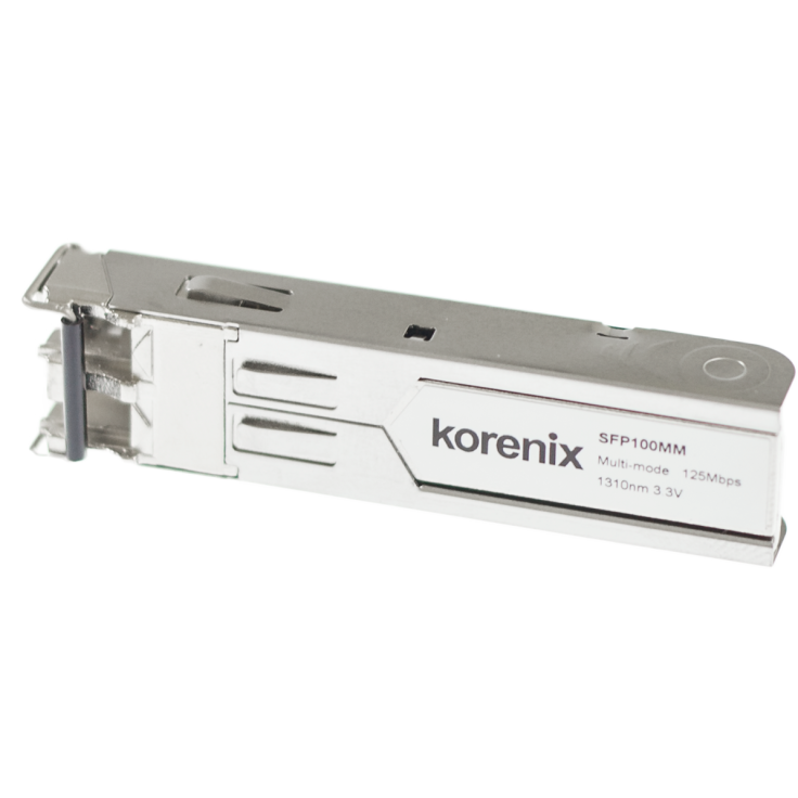 Moduł SFP, Multi-mode 100Mbps 2KM Fiber Transceiver, -40~85c, złącze LC, DDM