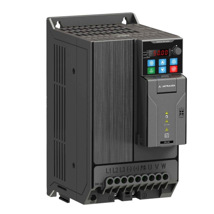 Falownik 11 kW trójfazowy wektorowy, filtr kategorii C3, STO, panel LED