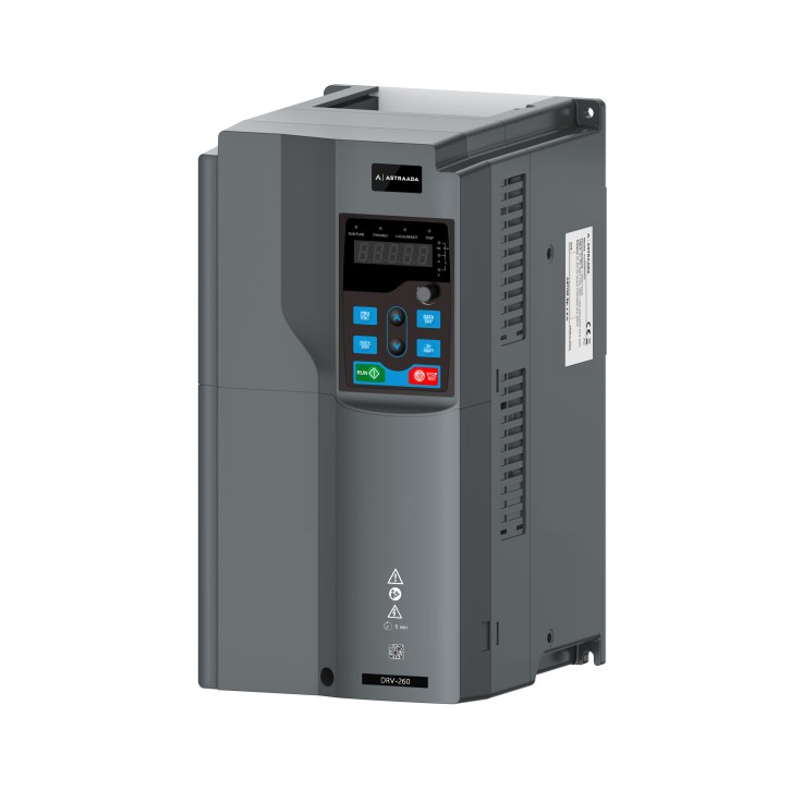  Falownik 22 kW trójfazowy do wentylatora i pompy, filtr kategorii C2, panel LED 