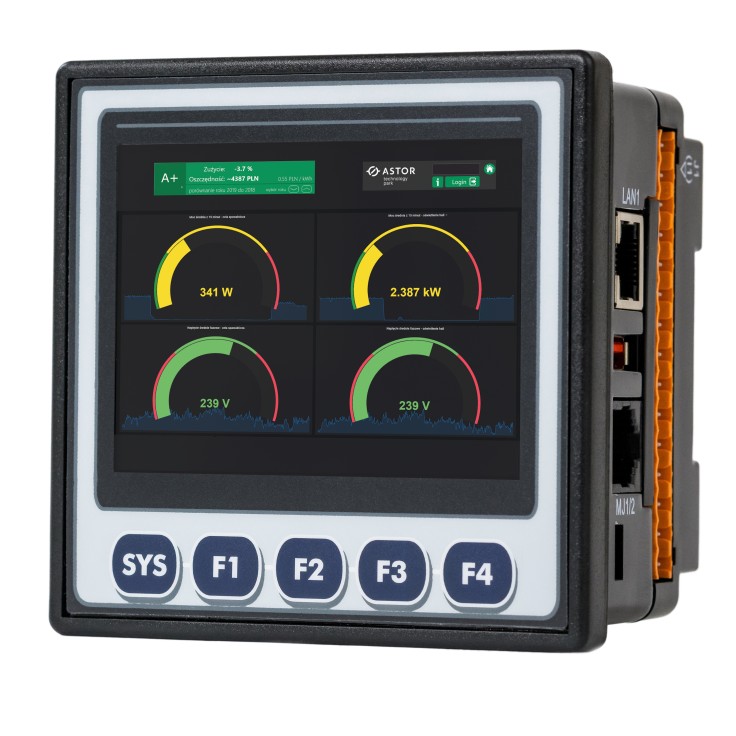 Zestaw startowy z e-szkoleniem - Sterownik PLC z HMI XL4e Prime - 3.5", 12 DI (24 VDC), 6 DO (przekaźnikowe 2A), 4 AI (0-10V, 0-20mA); zasilanie 9-30VDC