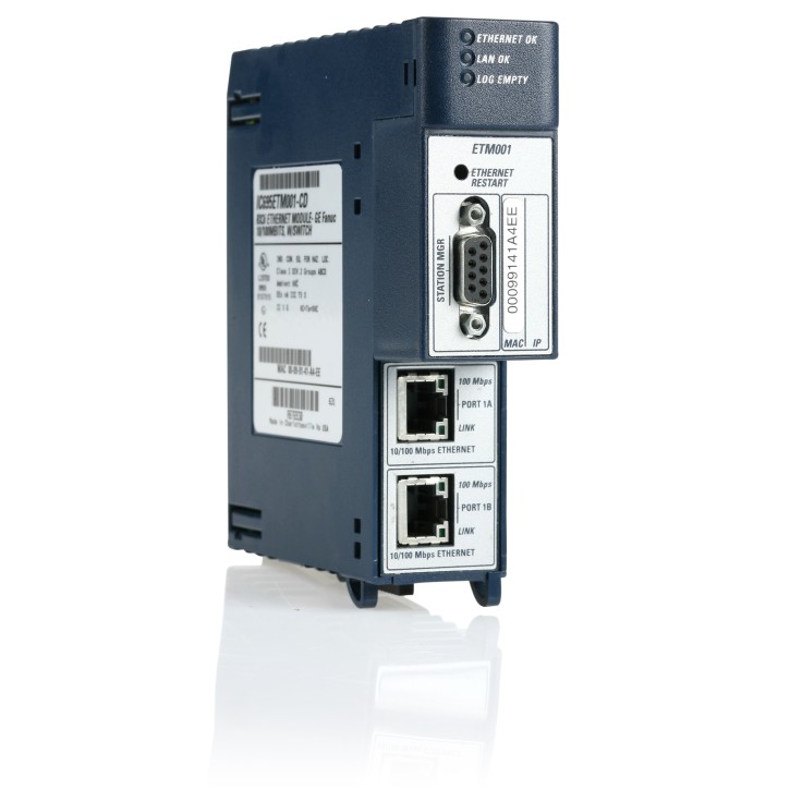 RX3i - Moduł komunikacyjny Ethernet 2x 10/100BaseT (switch); Modbus TCP Client/Server; SRTP; EGD