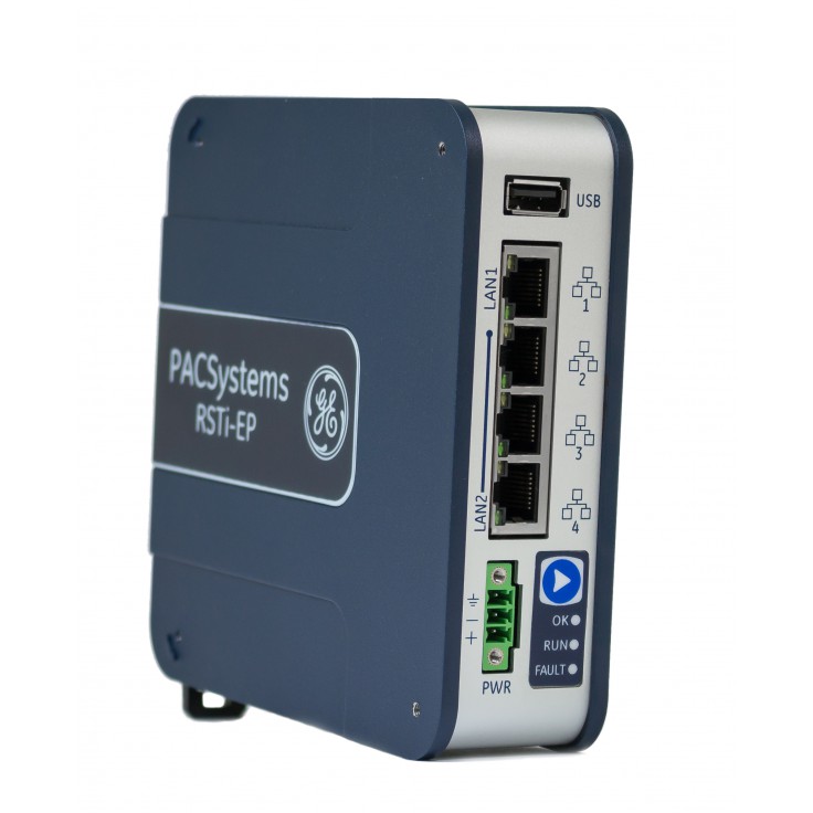 Sterownik PLC PACSystems RSTi-EP - Stand Alone CPU; 1MB RAM i FLASH; 1.2 GHz Dual Core; 2x Eth; 1x USB