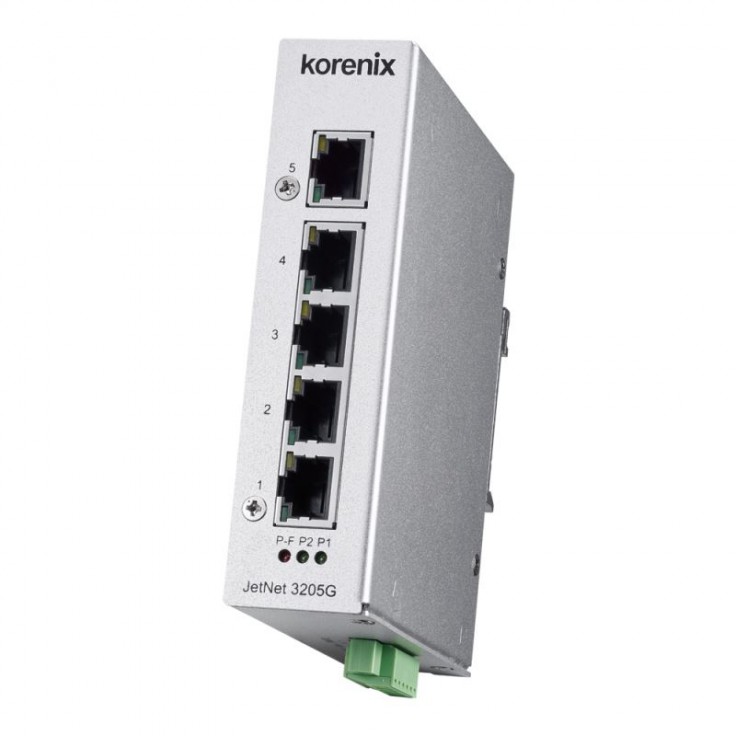 Switch niezarządzalny przemysłowy, Ethernet - 5-portowy  (4x 10/100/1000Base-TX, 1x 1000Base-FX-SFP )