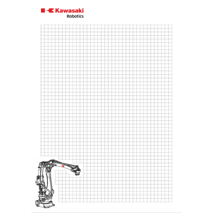 Notes A5 z robotem Kawasaki Robotics CP180