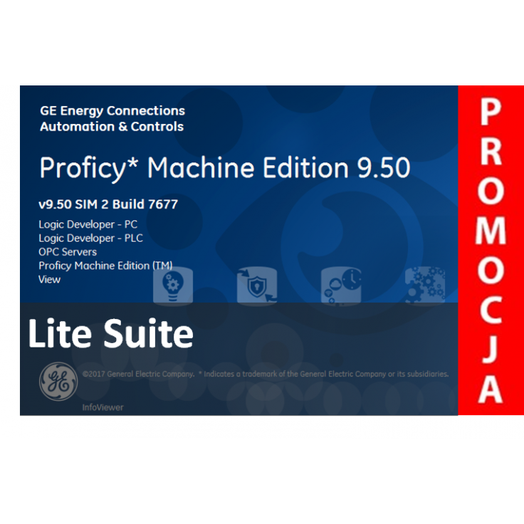 Licencja Proficy Machine Edition Lite Suite wer. 9.5. Promocja na jednorazowy zakup oprogramowania.