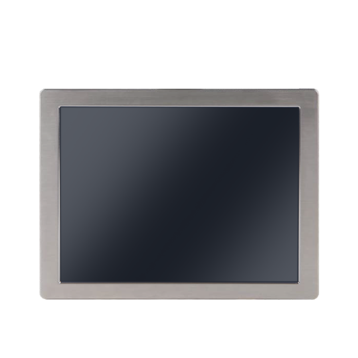 Przemysłowy monitor dotykowy, ekran rezystancyjny 19", 1280 x 1024, obudowa ze stali nierdzewnej o klasie szczelności IP69K