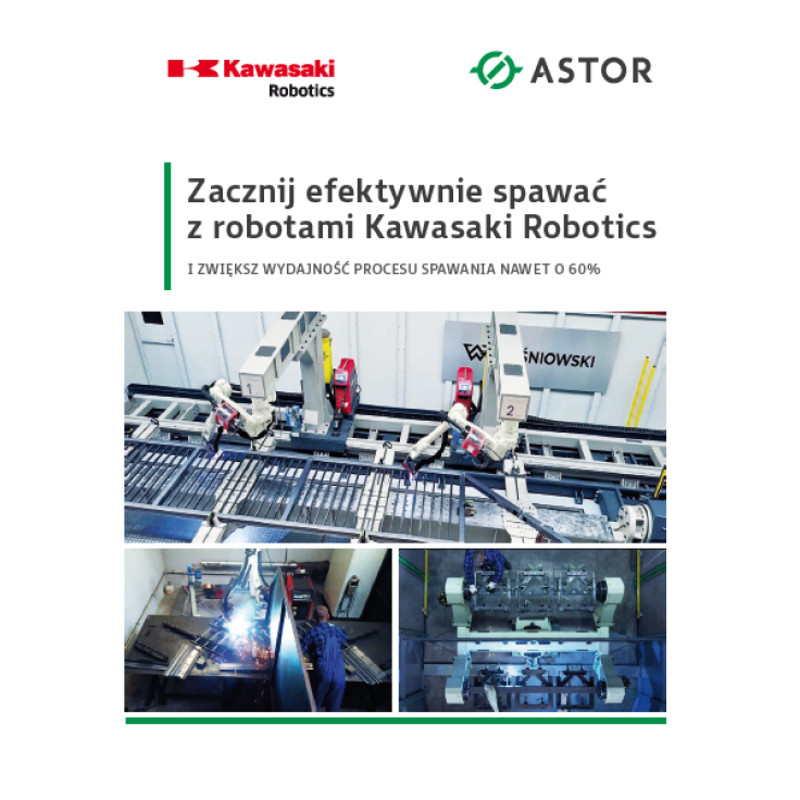 Zacznij efektywnie  spawać  z robotem Kawasaki Robotics