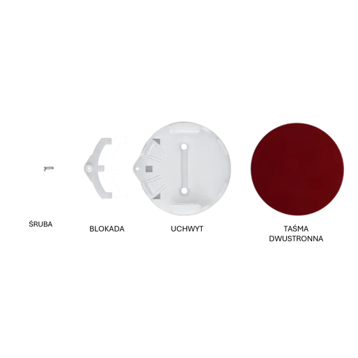 PUCK HOLDER STICKER - uchwyt do obudowy PUCK z naklejką montażową
