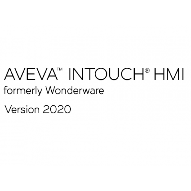 AVEVA InTouch HMI (dawniej Wonderware) 2020 Runtime z I/O - 60000 zmiennych