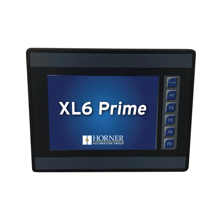 Sterownik PLC z HMI XL6 Prime - 5.7", 12 DI (24V, 4 HSC), 12 DO (24V, 2 PWM), 6 AI (0-10V, 0-20mA, 4-20mA, RTD, THM), 4 AO (0-10V, 0-20mA, 4-20mA)
