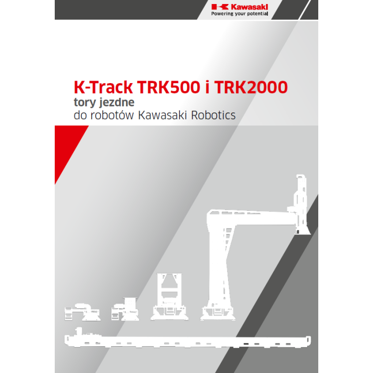 K-Track TRK500 i TRK2000 tory jezdne do robotów Kawasaki Robotics