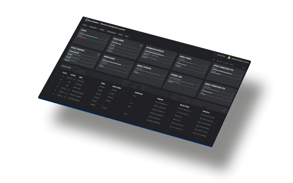 Teltonika Remote Management System - RMS - system zdalnego dostępu do routerów przemysłowych  3