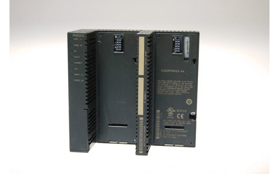 Wyprzedaż - VersaMax - Moduł Profinet Scanner do VersaMax I/O. Wbudowane dwa porty światłowodowe Muliti-Mode 100 Mbps  2