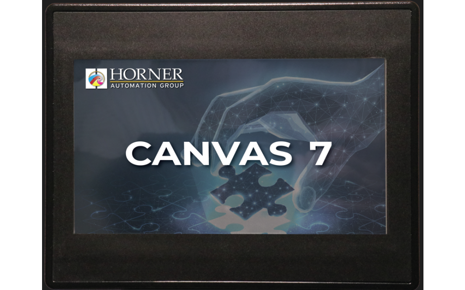 Canvas 7; 2 rdzenie; 7" kolor; 2 MB pamięci; RS232; RS485; RS232/485; 1x Ethernet; 1x USB-A; MicroSD; 1x CAN; 12 DI (4 HSC); 6 DO (przekaźnik 2A); 4 AI (0-10V; 0-20mA; 4-20mA) 2