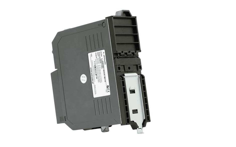 System montażu na szynie DIN do falowników DRV-240 o mocy 0,2-4 kW 5