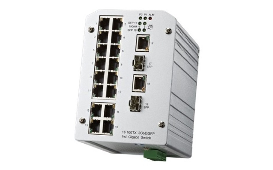 Switch Ethernetowy Gigabitowy 16xRJ45 10/100Mbps oraz 2 porty COMBO 100/1000Mbps