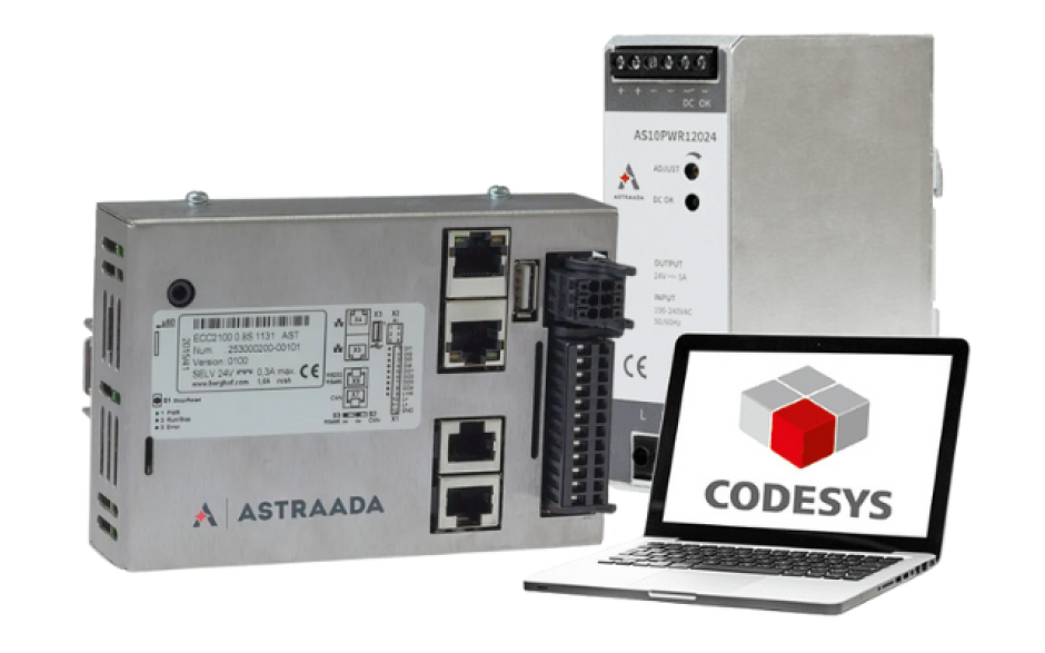 Zestaw szkoleniowy Astraada One Compact Slim - Sterownik ECC2100 + Zasilacz 24 VDC + Targety + e-Szkolenie