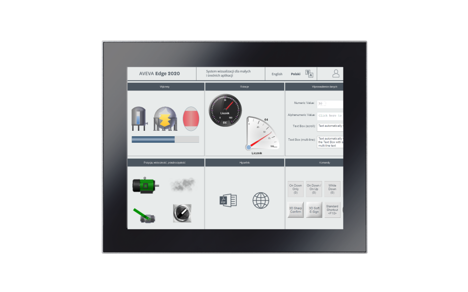 Przemysłowy komputer panelowy 10,4”, dotykowy pojemnościowy, 1024*768, Intel i5-11500, 16GB RAM, SSD 256 GB, WIN11-PRO, 4 x RS232/485, 4 x USB 3.0, 3 x Gigabit Ethernet, HDMI, zasilanie 12-24VDC z zasilaczem 2