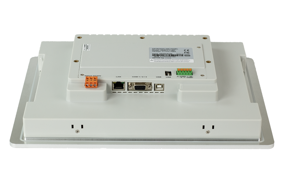 Dotykowy panel operatorski Astraada HMI, matryca TFT 12,1” (800x600, 65k), RS232, RS422/485, RS485, USB Client/Host, Ethernet, 30m gwarancji 4