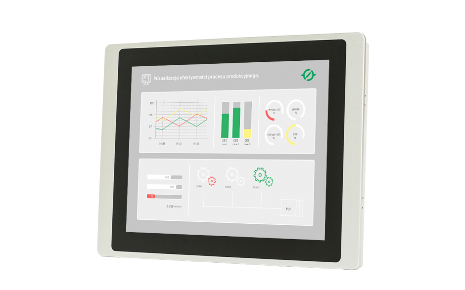 Dotykowy panel operatorski Astraada HMI, matryca TFT 15” (1024x768, 65k), RS232, RS422/485, 3x RS485, USB Client/Host, Ethernet, 30m gwarancji 3