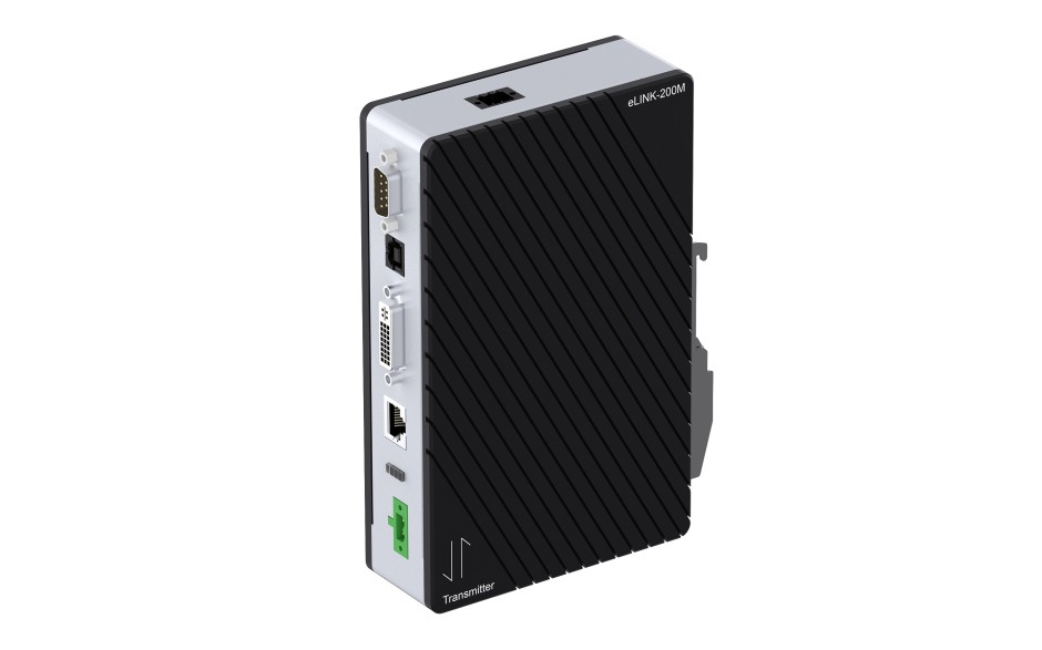 Nadajnik (Extender) sygnału pomiędzy komputerem i monitorem (KVM), zasięg 100 metrów po RJ45 2