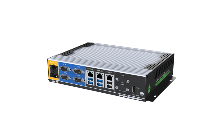 [AS56BOX-3250] Bezwentylatorowy komputer przemysłowy typu box,  procesor Intel Core i3/i5/i7 10/11 generacji, do 32 GB RAM, dysk SSD mSATA, M.2