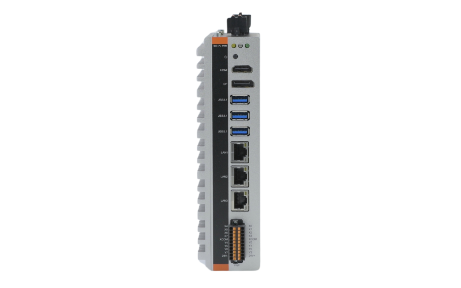 Komputer przemysłowy typu box, mini PC, Intel Celeron J6412, 8DI, 8 DO, 8GB RAM, dysk SSD 128 GB 2