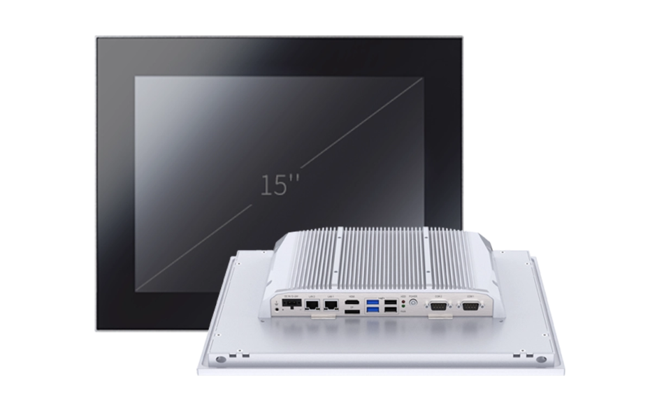 Przemysłowy komputer panelowy 15”, ekran dotykowy pojemnościowy, 1024*768, Intel Celeron J6412, 8 GB RAM, SSD 256 GB, WIN 11 IOT LTSC 3