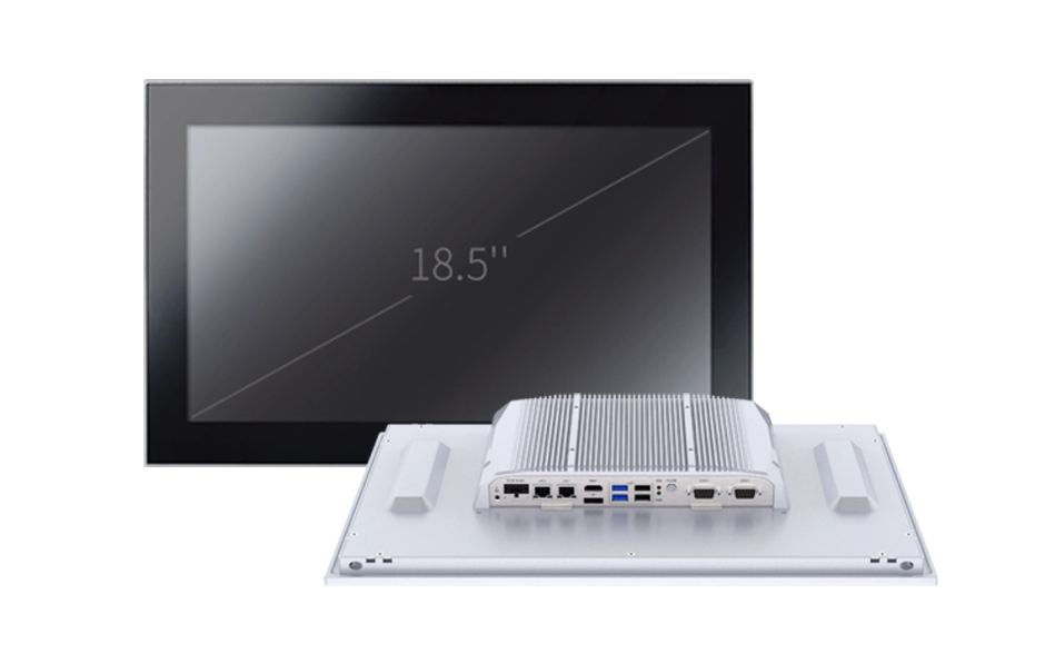 Przemysłowy komputer panelowy 18,5”, ekran dotykowy pojemnościowy, 1920*1080, Intel Celeron J6412, 8 GB RAM, SSD 256 GB, WIN 11 IOT LTSC 2