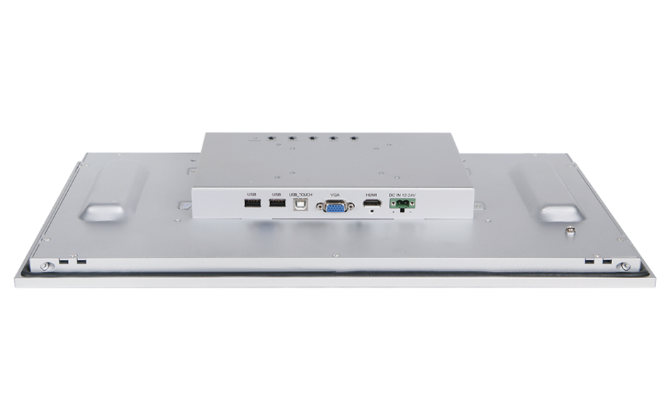 Przemysłowy monitor dotykowy LED, ekran pojemnościowy 18.5", 1920*1080, złącza: HDMI, VGA, 2 x USB, 1 x USB Touch, zasilanie 12-24 VDC, z zasilaczem w zestawie 2